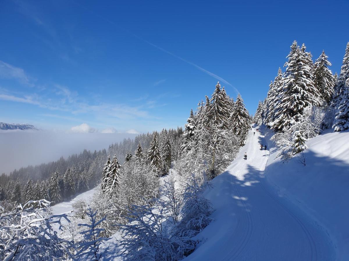 Le Chalet Theys Bagian luar foto