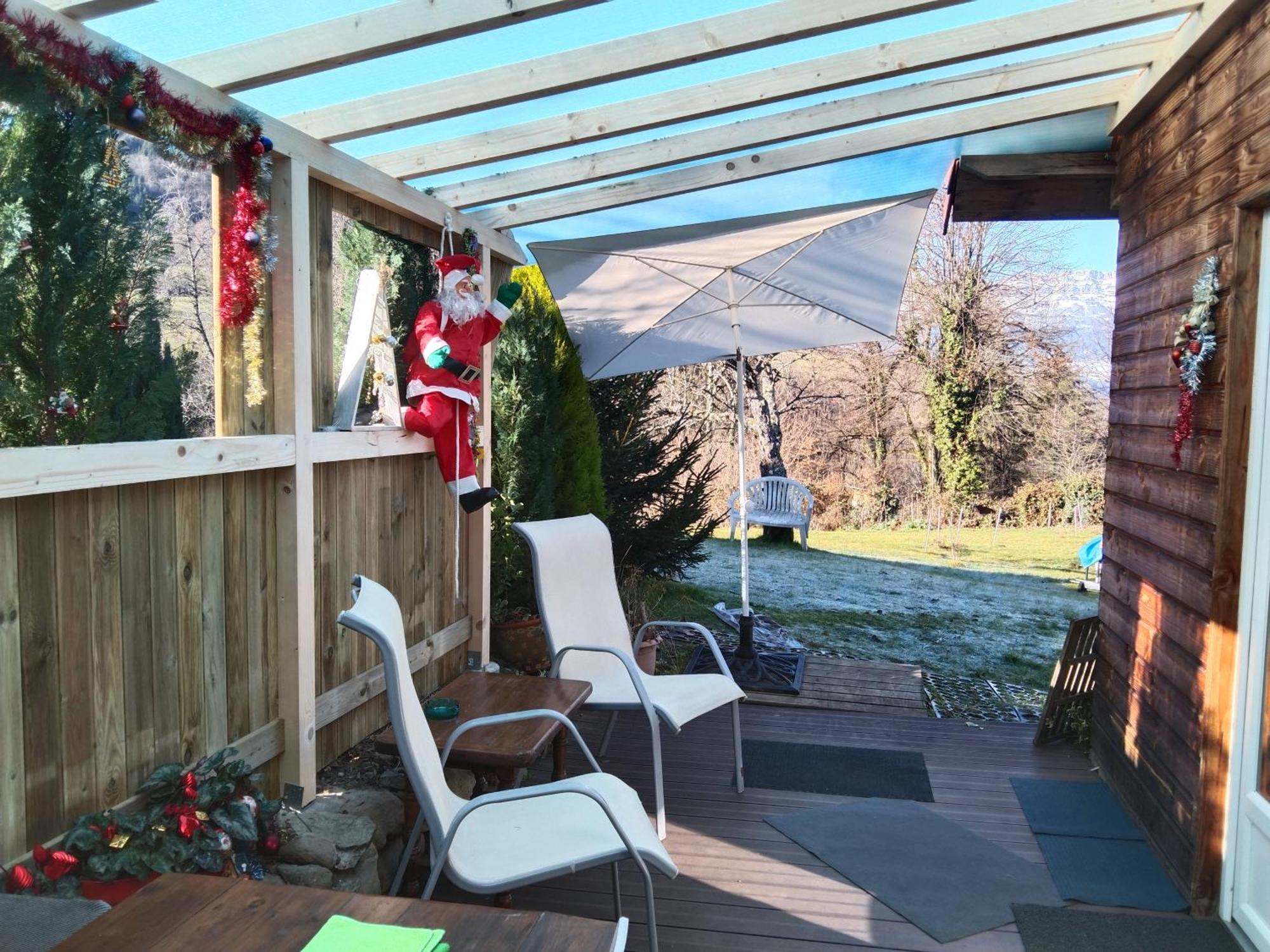 Le Chalet Theys Bagian luar foto